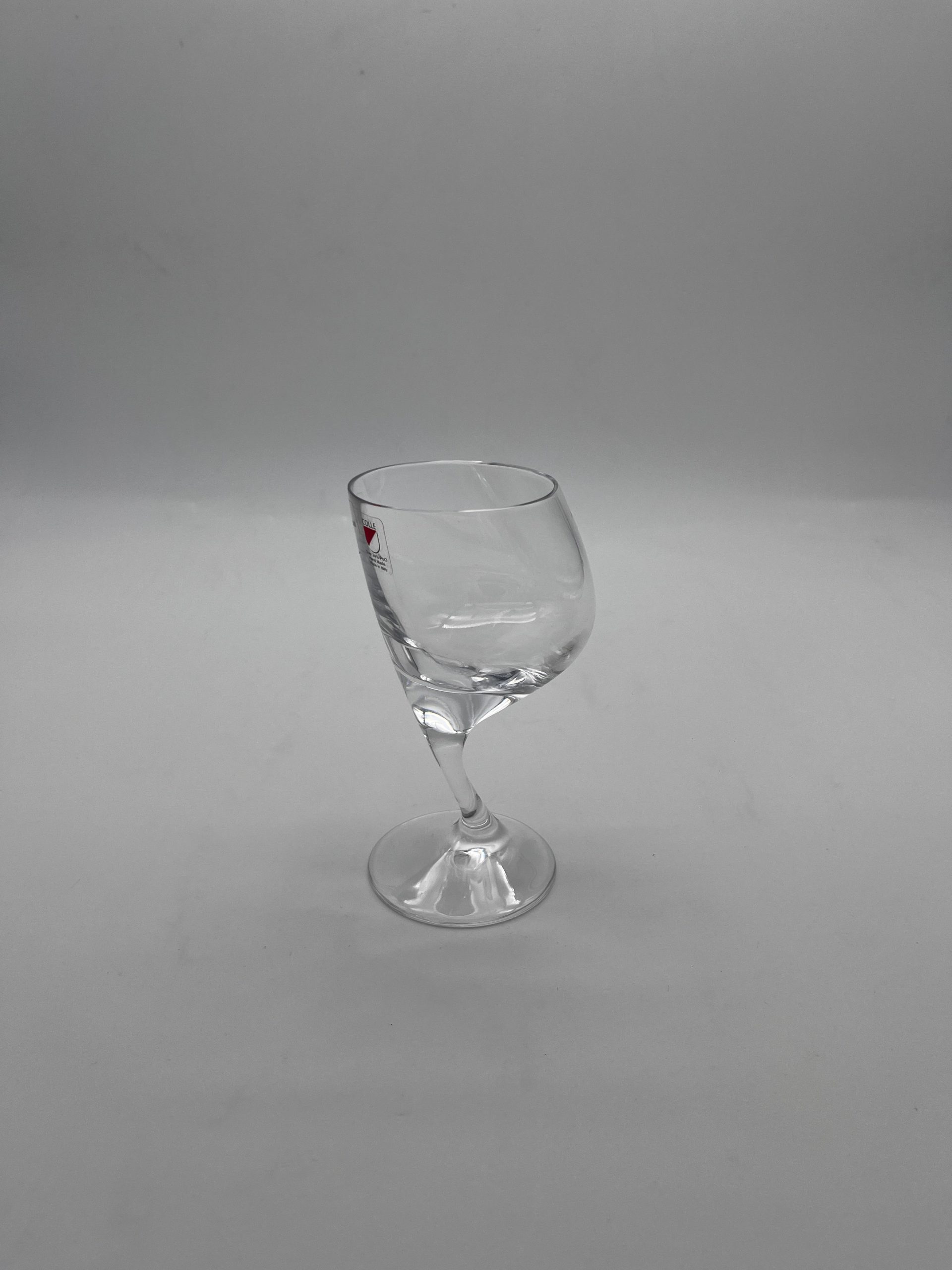 Verres à eau en cristal, Angelo Mangiarotti, Il Colle, 70s
